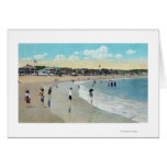 View of Long Beach and Cape Ann Greeting Cards