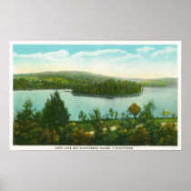 View of Loon Lake and Blythewood Island Posters