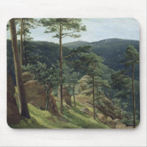 View of Mount Brocken, 1829 Mousepad