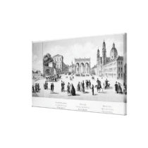 View of Munich, 1869 canvas prints