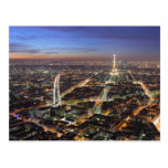 View of Paris at Night PostCard