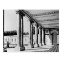 View of peristyle and left wing of the Trianon postcards