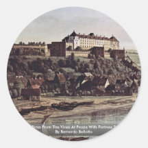 View Of Pirna Pirna From The Vines At Prosta Stickers