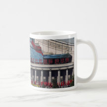 View of Pyongyang, from the Grand People's study h Coffee Mug