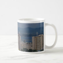 View of Pyongyang, North Korea Mugs