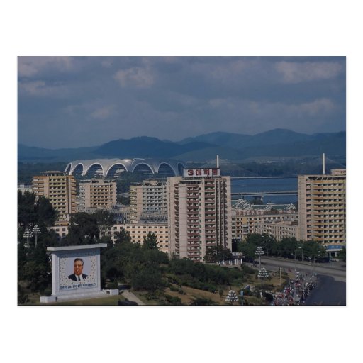 View of Pyongyang, North Korea Post Cards