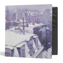 View of Roofs  or Roofs under Snow, 1878 binders