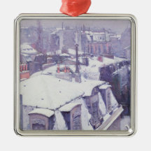 View of Roofs  or Roofs under Snow, 1878 Ornaments