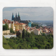 View of Saint Vitus's Cathedral, Prague, Czech Mouse Pad