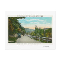 View of State Hwy towards Warrensburg Postcard