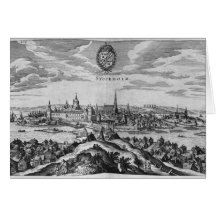 View of Stockholm Greeting Cards
