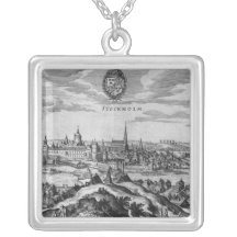 View of Stockholm Personalized Necklace