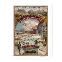 View of the Bear Hotel Promotional Poster Post Card