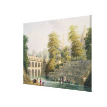 View of the Bridge near Baroda in Guzerat, from Vo canvas prints