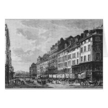 View of the Canebiere at Marseilles Cards