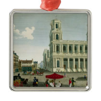 View of the Church of Saint-Sulpice ornaments