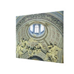 View of the cupola with angel musicians gallery wrap canvas