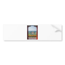 View of the Forbidden City from Jing Shan Bumper Stickers