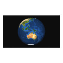 View of the full Earth showing Indonesia, Ocean
