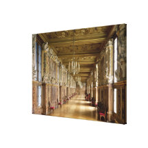 View of the Galerie Francois I, 1528-40 Gallery Wrap Canvas