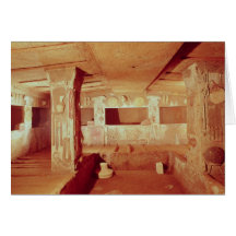 View of the Interior of the Tomb Cards