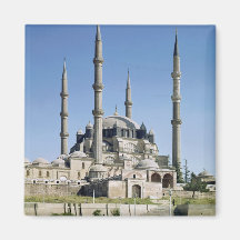 View of the mosque, Ottoman, built c.1569-75 Refrigerator Magnet