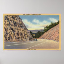 View of the New Highway to Santa Cruz Posters