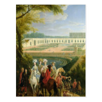 View of the Orangerie at Versailles, after 1697 postcards