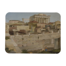View of the Parthenon from the Propylaea, plate 7 Rectangular Magnets