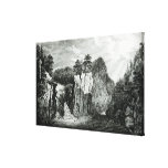 View of the Passaic River Waterfall, New Jersey Canvas Prints