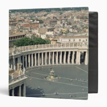 View of the piazza vinyl binder
