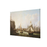 View of the River Thames Stretched Canvas Prints