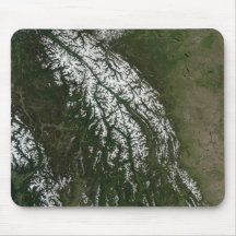 View of the Rocky Mountains Mouse Pad