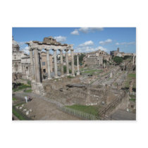 View of the Roman Forum of 179 AD Postcard