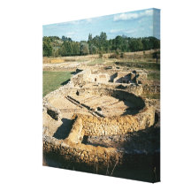 View of the thermal baths canvas prints