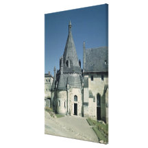 View of the Tour d'Evrault Canvas Prints