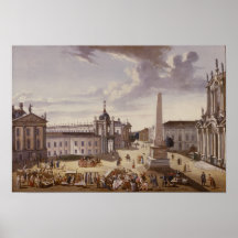 View of the Town Hall, 1772 Poster