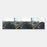 View Of The Traffics From Overhead Bridge Bumper Sticker