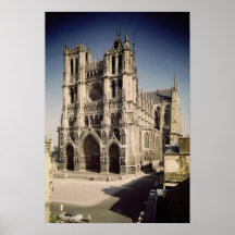 View of the West Facade, c.1220-70 Poster