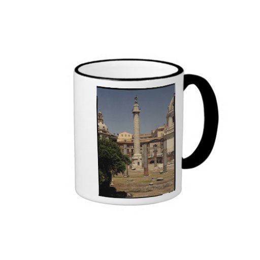 View of Trajan's Column, 113 AD Mugs