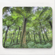 View of vegetation in Bali Botanical Gardens, mousepads