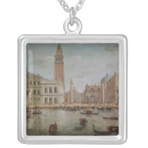 View of Venice, 1719 Personalized Necklace