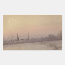 View of Washington, DC coming from Lincoln's Cotta Sticker