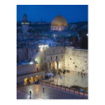 View of Western Wall Plaza, late evening Post Card