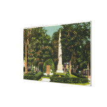 View of World War, Revolutionary War Memorials Stretched Canvas Print