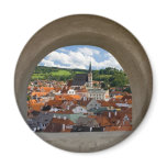 View On Cesky Krumlov Town From The Castle Fridge Magnets