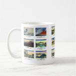 Views 01 through view 18 of Mount Fuji mug