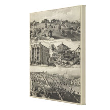 Views of Kansas City, Kansas Gallery Wrap Canvas