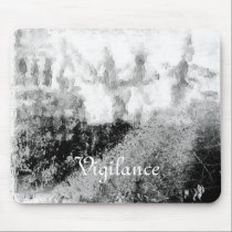 Vigilance Vintage Landscape Collage mousepads