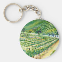 Vignoble Keychain de la Californie Porte-clé